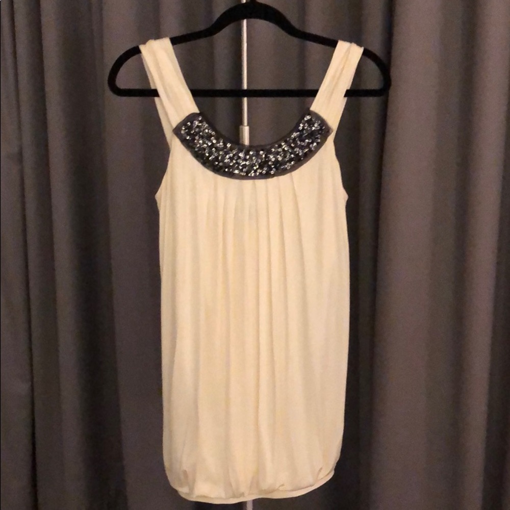 White mini dress
